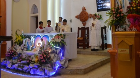 Kỷ niệm 9 năm cung hiến nhà thờ Đức Mẹ Mân Côi