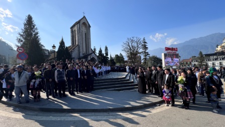 18.02.2024: Giáo xứ Sapa hân hoan đón chào Đức Khâm Sứ Toà Thánh Marek Zalewski